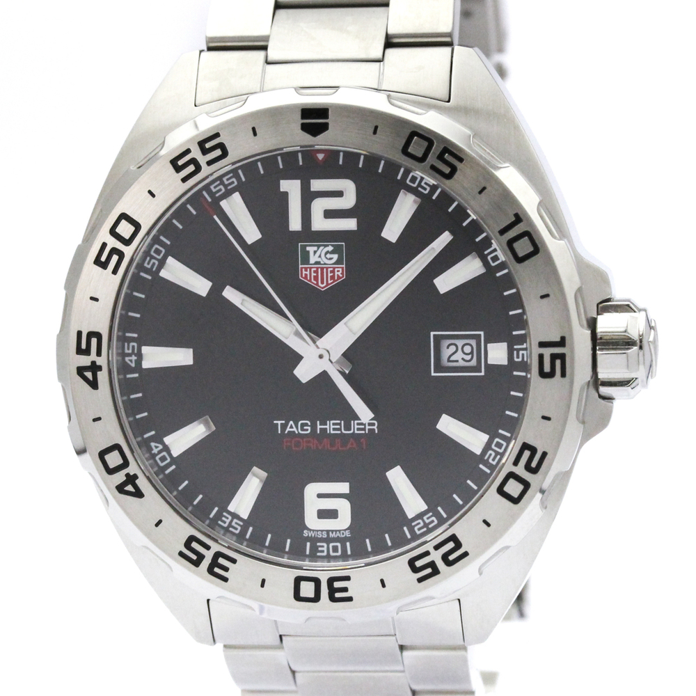 TAG HEUER Formula 1 Stainless Steel Quartz Mens Watch WAZ1112 Polished